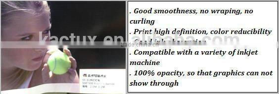 340g Glossy Frontlit PVC Flex Banner