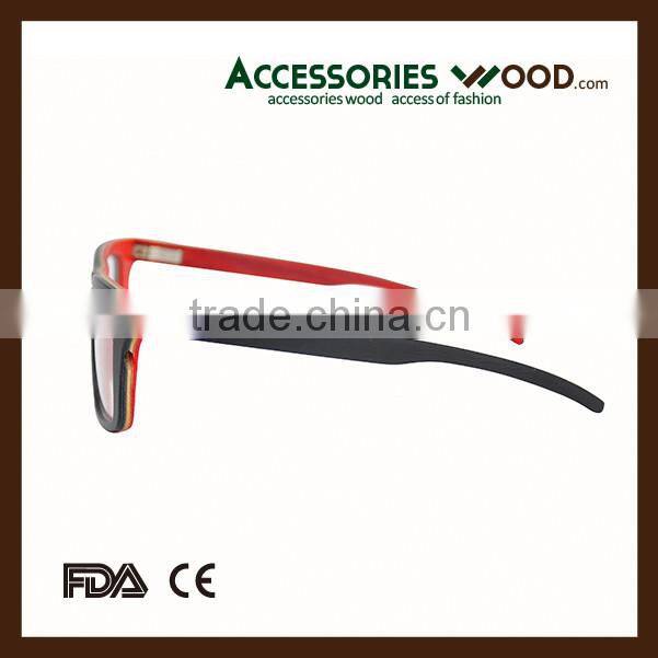 Vintage funny wooden optics eye glasses