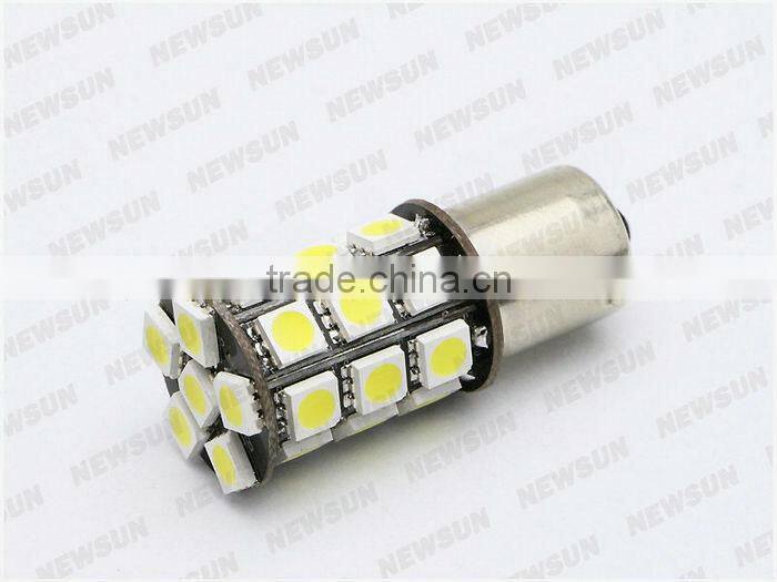 Wholesale price 1156 BA15S P21W LED 27 SMD 5050 Brake Tail Turn Signal Light Bulb Lamp 12V white blue yellow red green