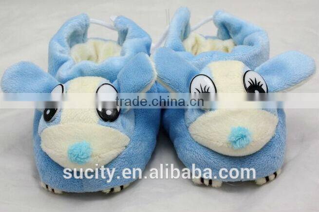 lovely high ankle balck sole baby canvas shoes