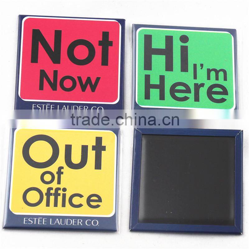 hot sale tourist souvenir magnetic metal tin fridge magnet
