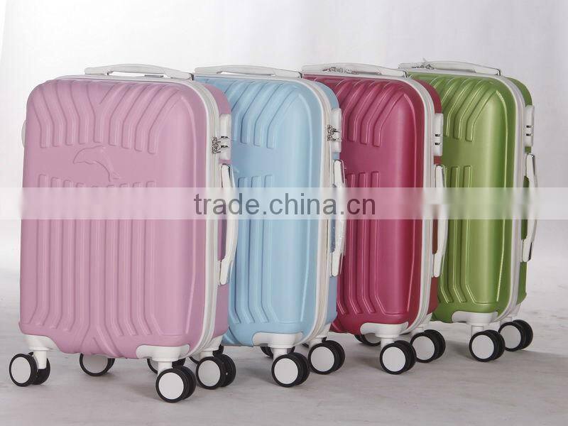 2013 ABS+PC 3 pcs 20 24 28 hard shell with lock on sale travel trolley cabin airplane boarding kids children trolley priting bag