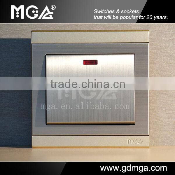 MGA Q7 series 45A Double Pole electric switch &water heater flow switch&switch power supply