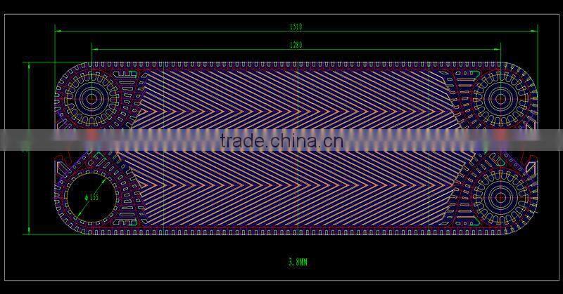 replace M15Alfa laval plate heat exchanger mould