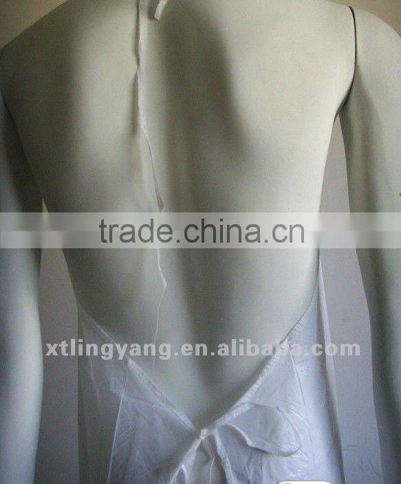 Disposable medical PE plastic apron