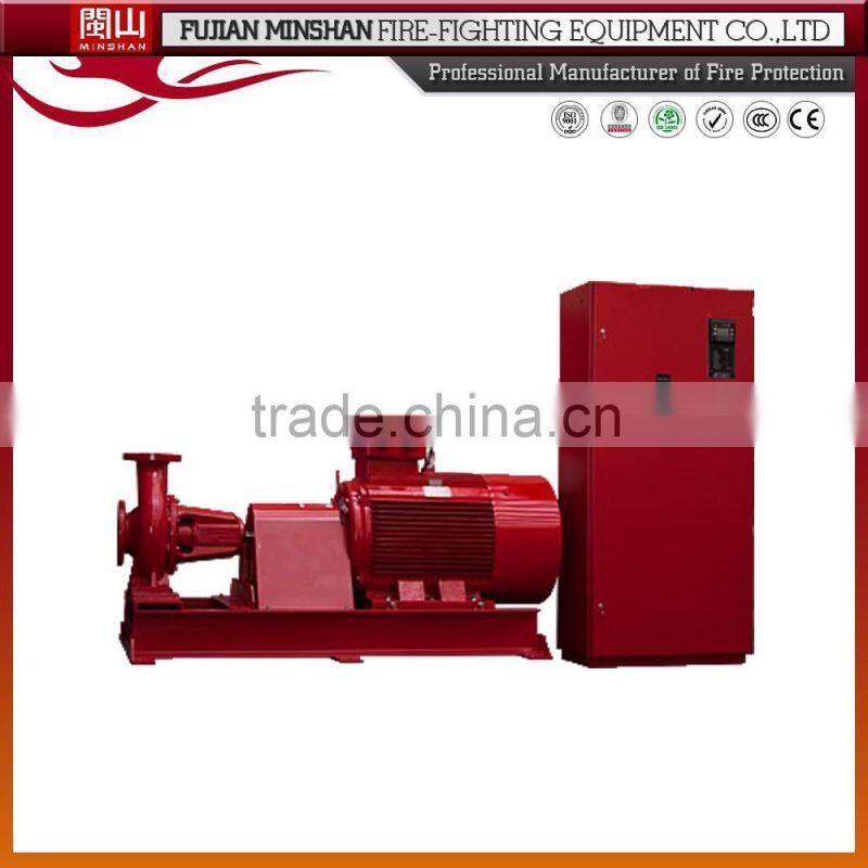Horizontal multistage fire fighting centrifugal pump