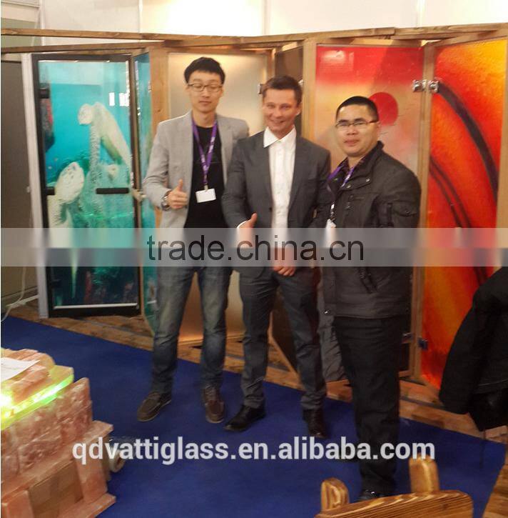 Customized sizes Decorative louver glass, price of glass louver windows