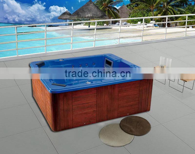 7 personsoutdoor 7 persons hot tub whirlpool outdoor spa with 32'' LCD TV M-3346