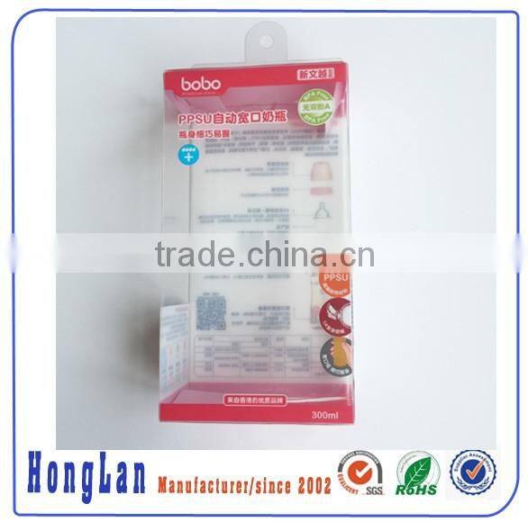 Custom clear PP packaging box printed display plastic pvc box