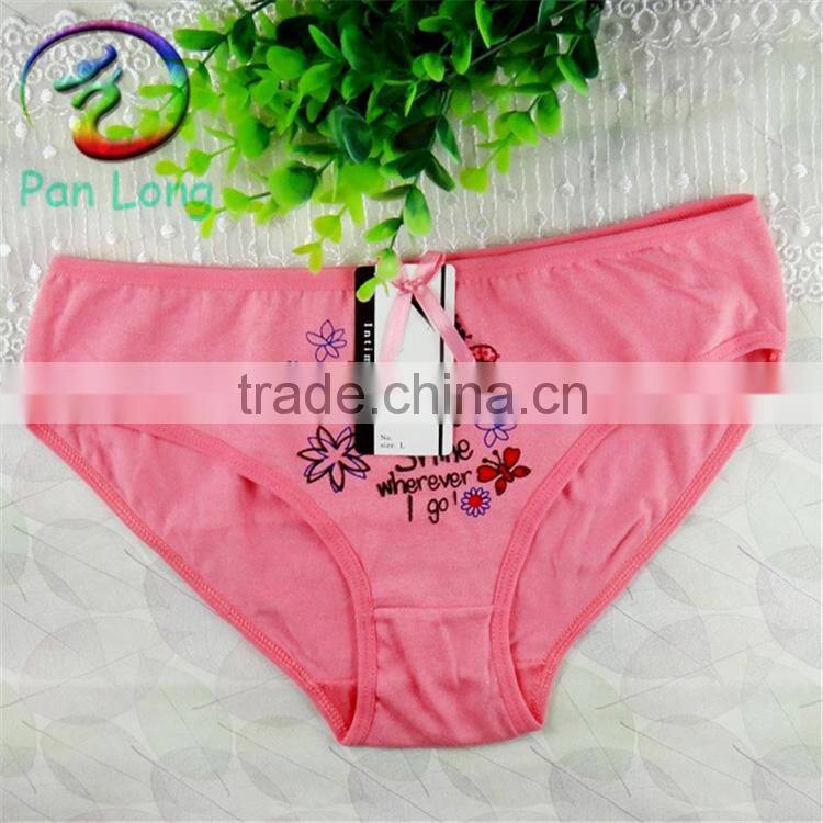 Women Sexy Briefs Panties Thongs G-string Lingerie printed cotton Underwear