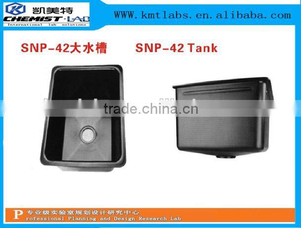 Small Size School Physics Lab Chemical Resistant Sink With PP Drain Bottle Trap