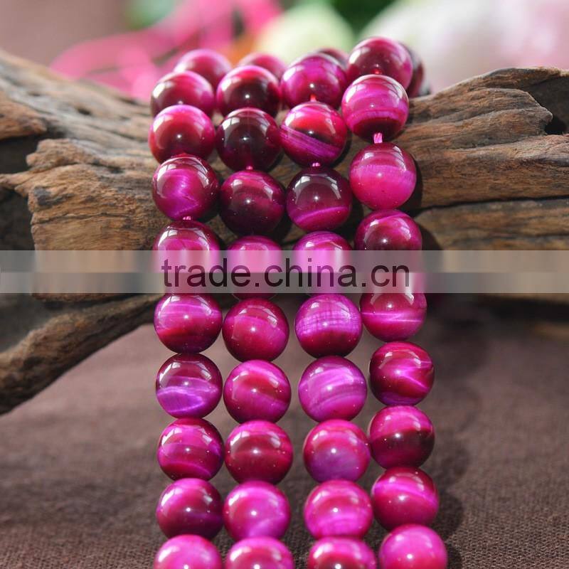 6mm 8mm 10mm 12mm natural gemstone beads tiger eye purple stone