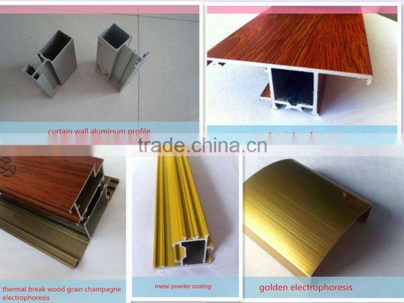 Furniture profile aluminium profiles for kitchen producting line