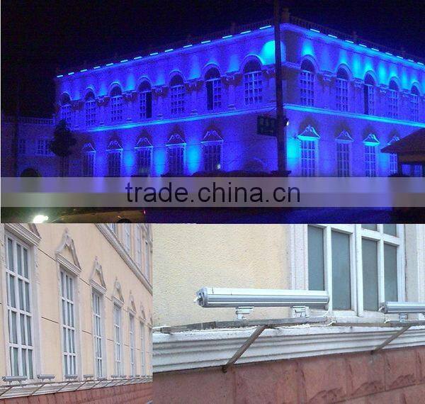 Outdoor lighting IP65 aluminum housing RGB color changing 3 in1 36W led strip wall washer lamp