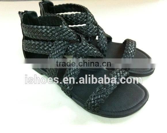 Summer classic black campagus sandals
