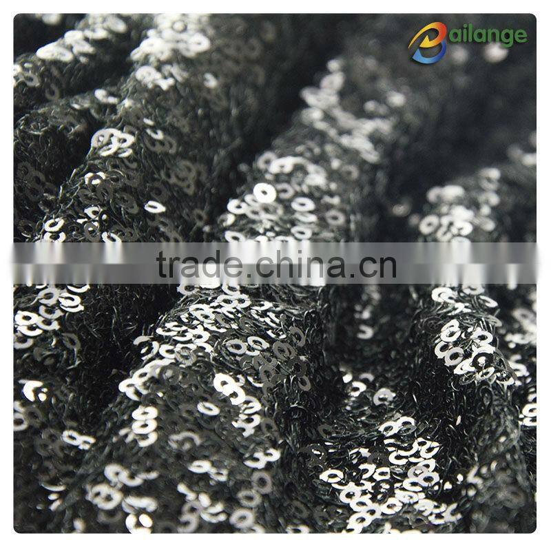 newest fashion design guangzhou made wholesale sequin fabric india
