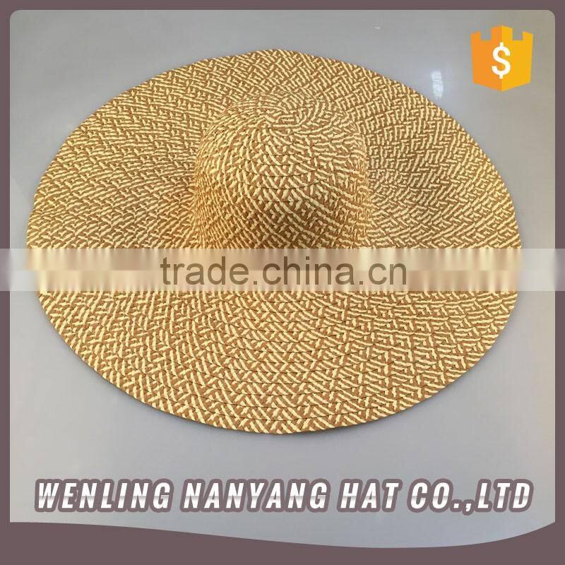 Women Top Hat Visor Straw Hats New Fashion Paper Braid Sombrero Large Brim Summer Hat