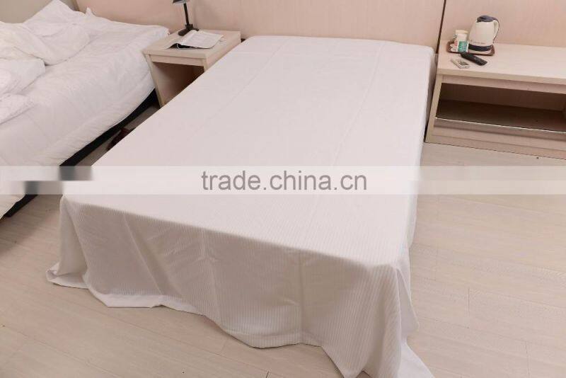 260gsm Polyester Sateen Stripe Cheap Bed Sheets
