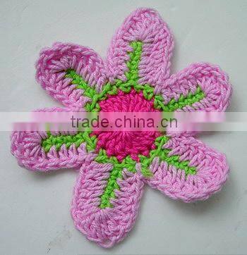 handmade crochet starflowers/wholesale crochet decorative flower