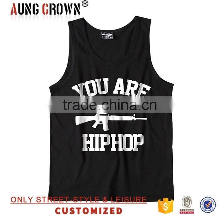 Gym Singlets Custom Plain Print Fitness Tank Top For Men Wholesale Price