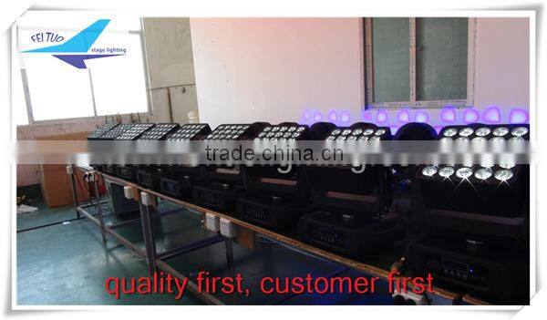 matrix beam led 25x12w rgbw led matrix moving head