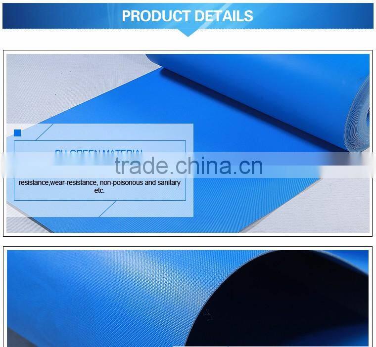 High quality white cleat food grade industry PU conveyor belt