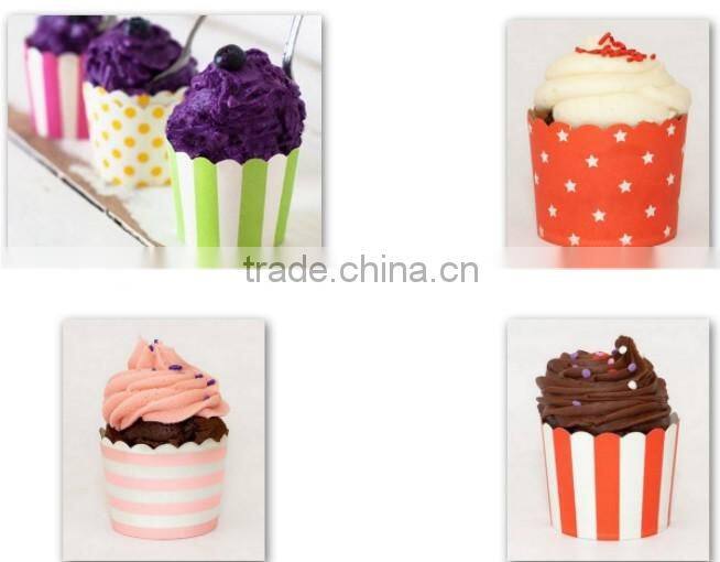 Blue Diagonal Stripe Standard Baking Cups cupcake liners Muffin Cups Paper Cupcake Cups Liners Cupcake Cases