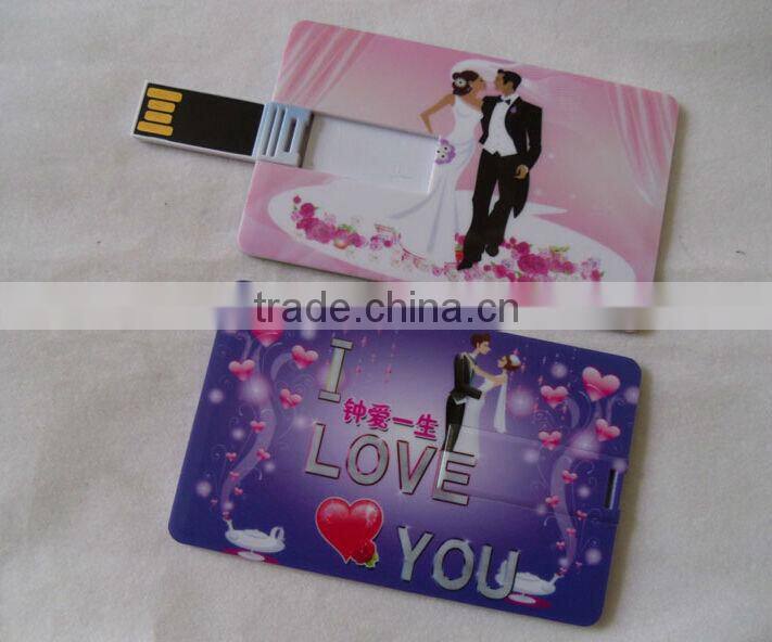 business trip usb flash 2015 full capacity flash drive credit card usb flash driv