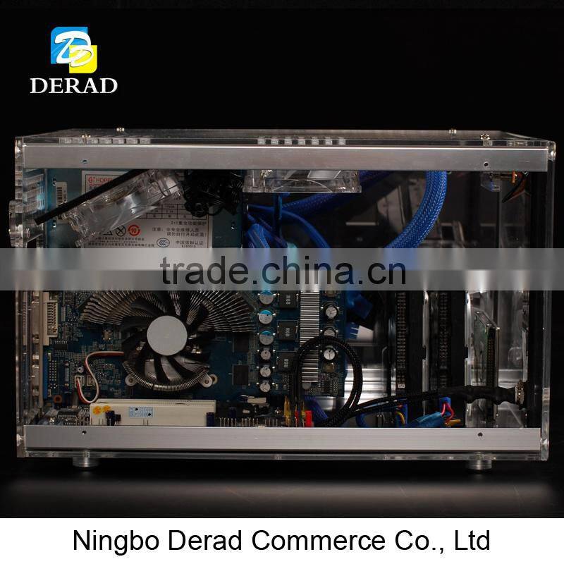 PC-C740 QDIY Deluxe Transparent Plastic Computer Case