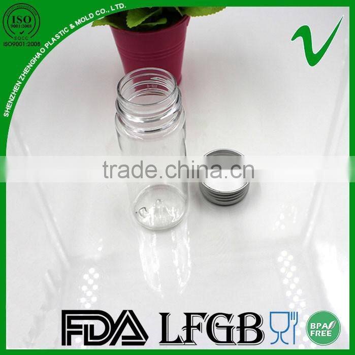 100ml juice packaging new empty plastic bottle with Aluminum cap