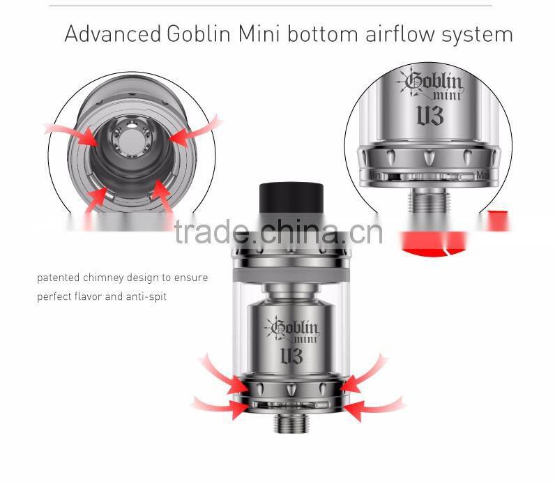 Good price high quality 22mm mini size UD Goblin Rta with RBA deck