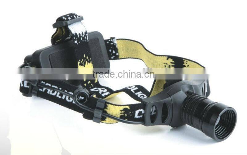 telescopic zoom LED head light/ rechargeable head lamp
