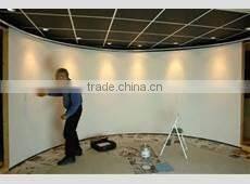 2016 curved screen fixed frame projector screen