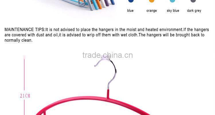 pvc coated semicircled guilin stainless steel hanger