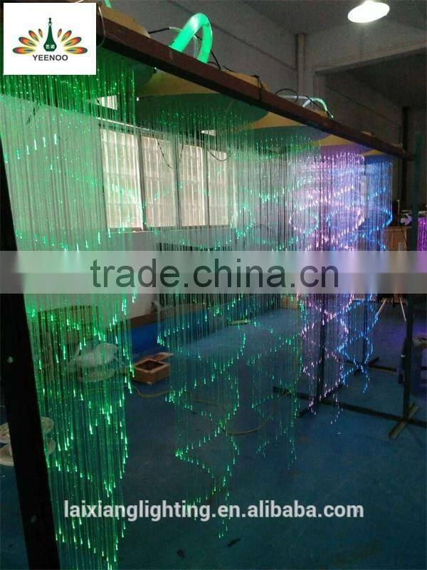 0.5m fiber spiral chandelier with mutilcolor change IR/RF remote controller