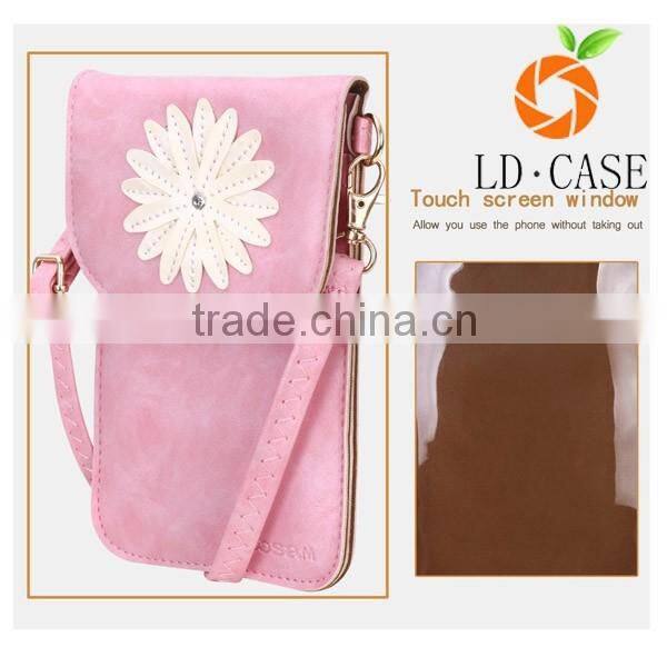 newest design lovely PU leather Waist Bag pink lightweight waist bag