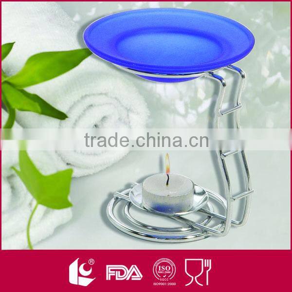 Wholesale spiral metal and gass fragrant oil warmer