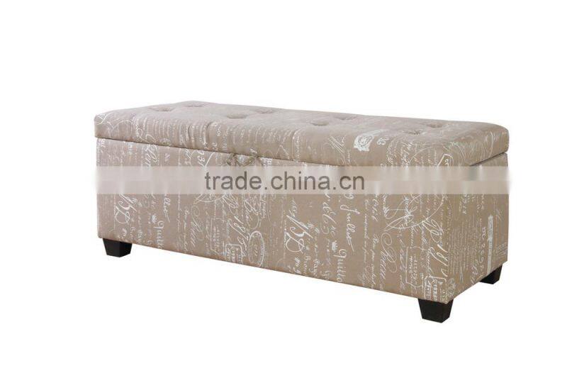 Europe Popular Home Foldable shoe storage ottoman