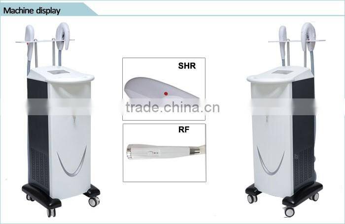New style Best-Selling skin tightening SHR+RF for hai removal beauty machine