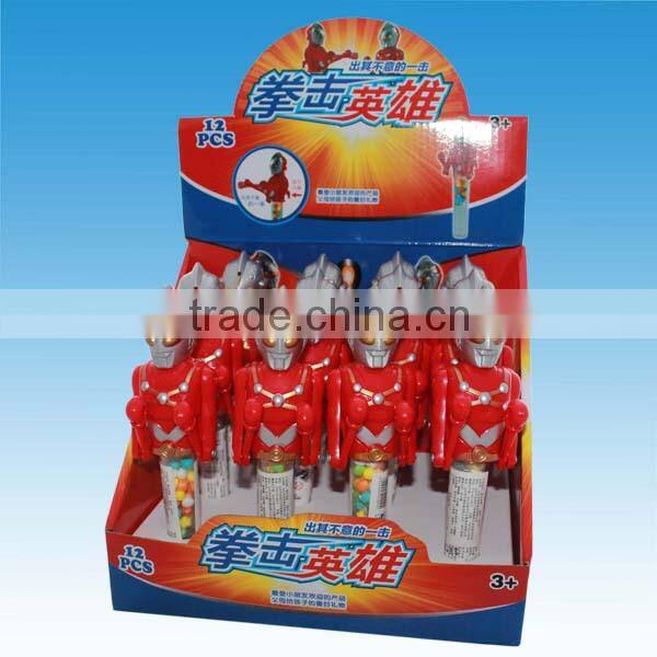 2014 NEW Superman Plastic Toy with Candy/Funny Superman Toy Candy