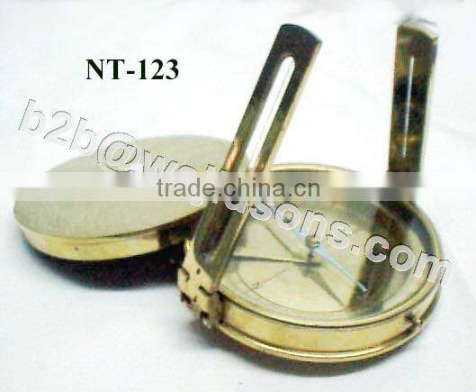 Antique Nautical Decor Compass/ Nautical Gift Compass/ Brass Nautical Compass For Gift Purpose