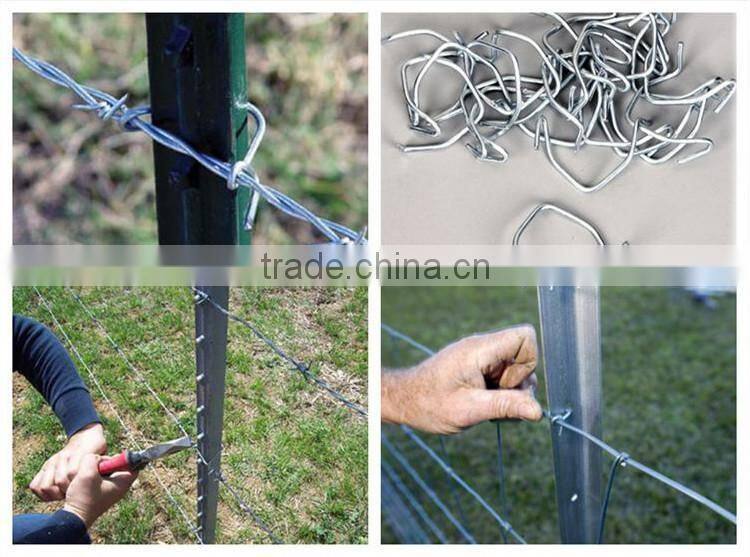 Bitumen Painted Green Color Studded T Post