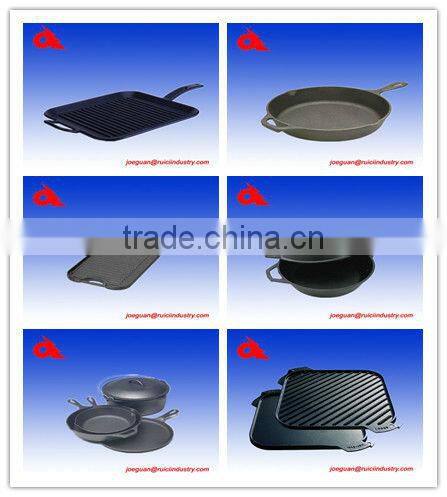 High quality cast iron frying pans