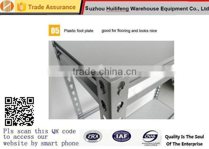 Z-Beam Commercial Boltless Steel Shelving With Particle Board / 5 Shelves