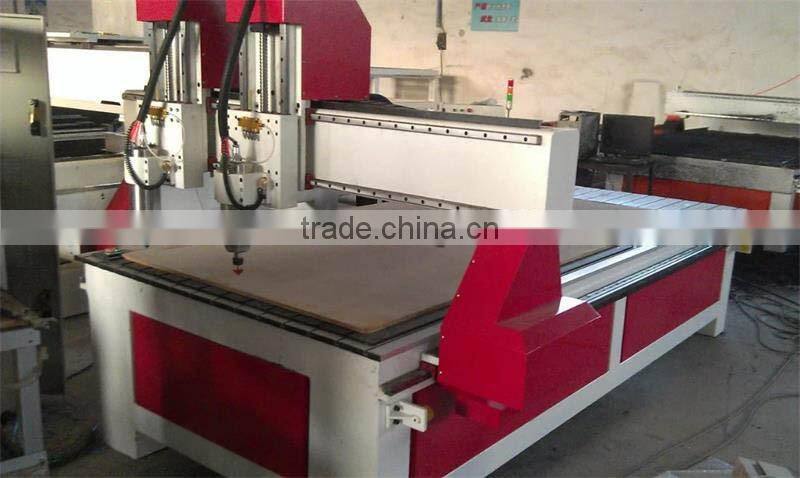 Hot Sale 2 Spindles Wood Working Cutting and Engraving Machine Size Can be Ordered