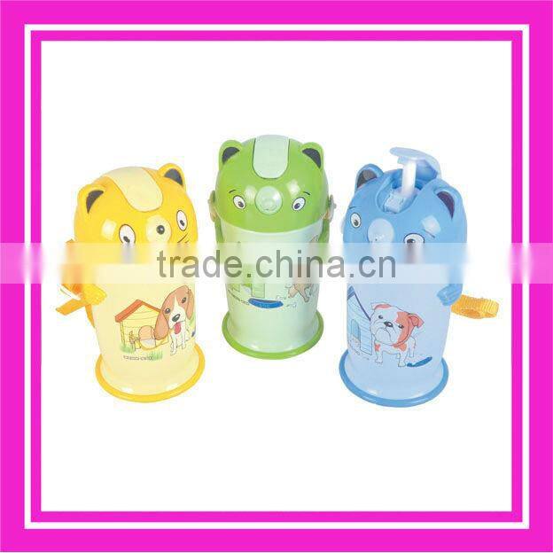 plastic bottle with lunch box and cup for baby