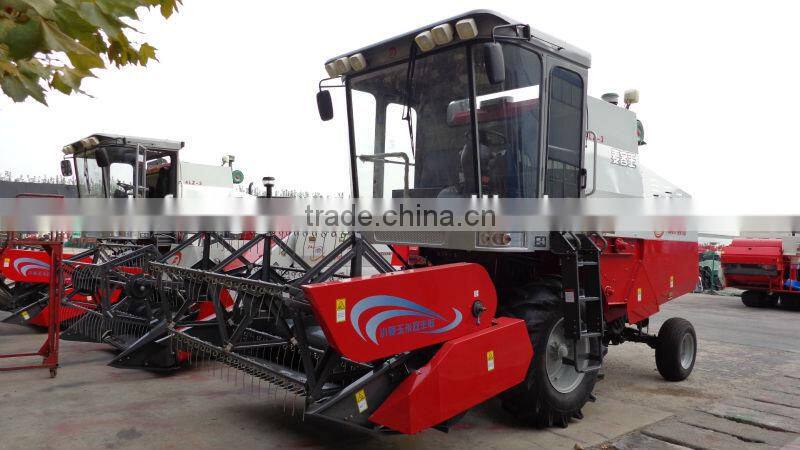 combine harvester for wheat and barley