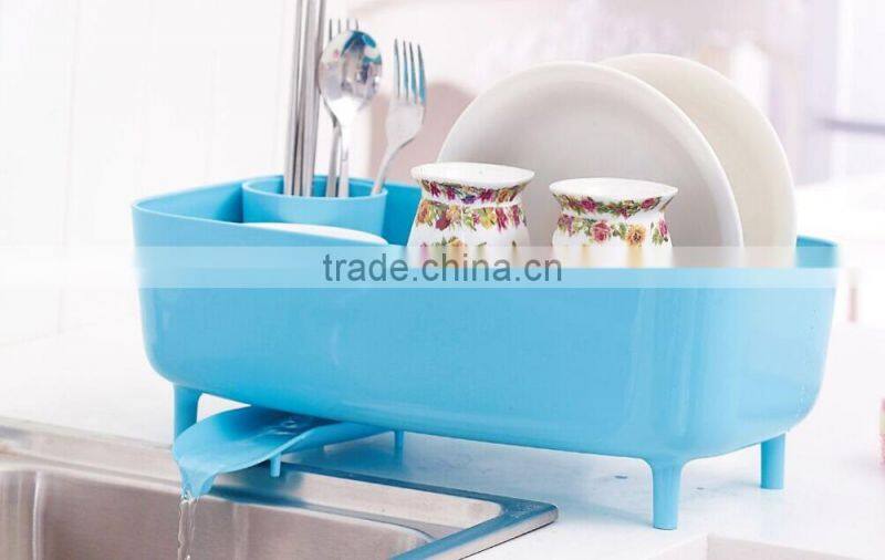 Super Useful Colored Kitchen Sink Dish Rack Dish Drying Rack
