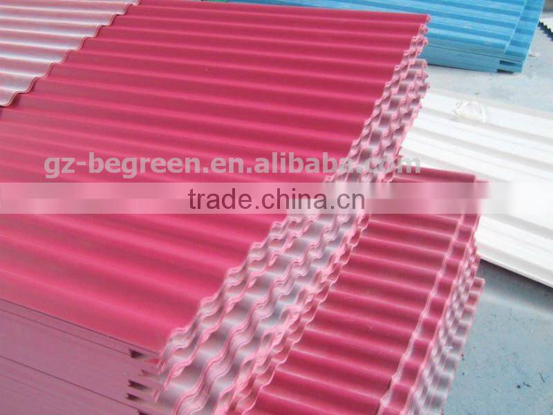 professional corrugated black anti-uv excellent insulation used industrial pvc corrugated roofing sheet