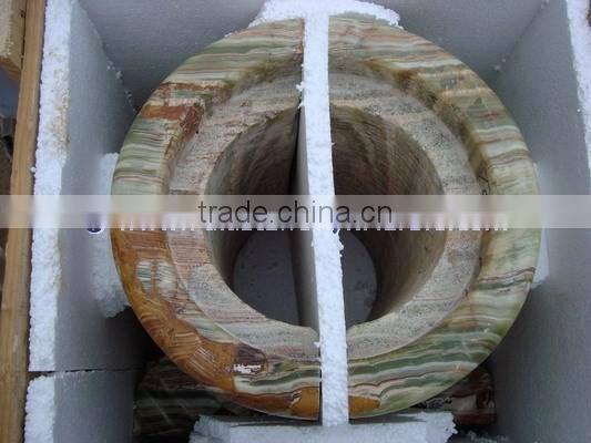 POPULAR STYLE ONYX COLUMNS AND PILLARS BASES